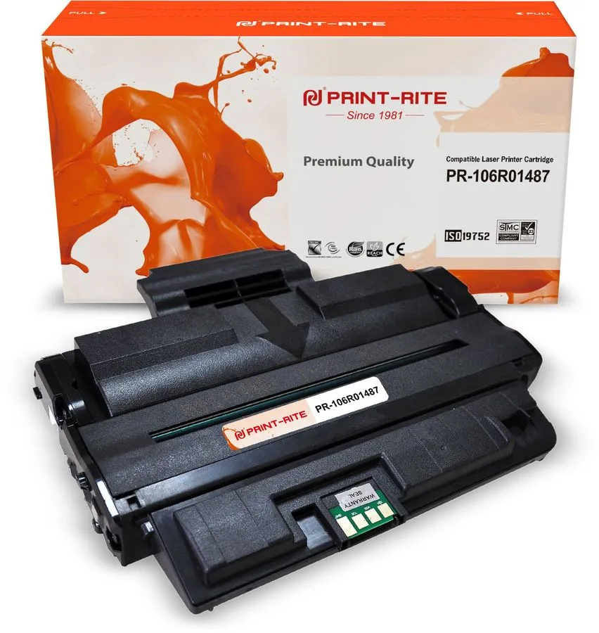 

Картридж для лазерного принтера Print-Rite TFX982BPU1J (PR-106R01487) черный, совместимый, TFX982BPU1J