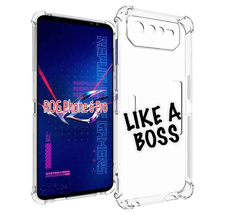 

Чехол MyPads Like-a-boss для Asus ROG Phone 6 Pro, Прозрачный, Tocco