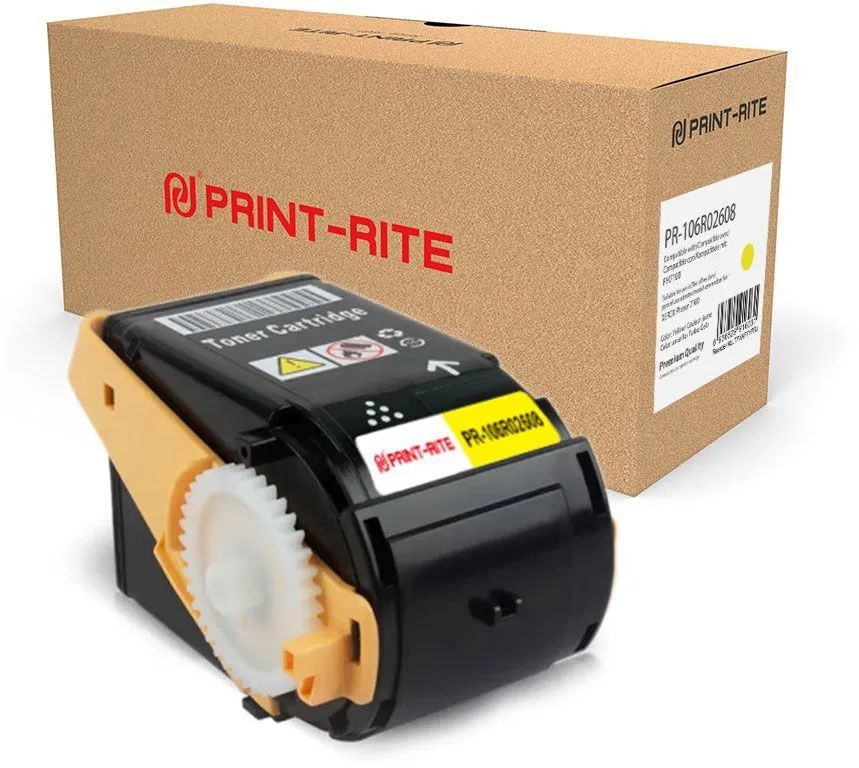 

Картридж для лазерного принтера Print-Rite TFXAFYYPRJ (PR-106R02608) желтый, совместимый, TFXAFYYPRJ