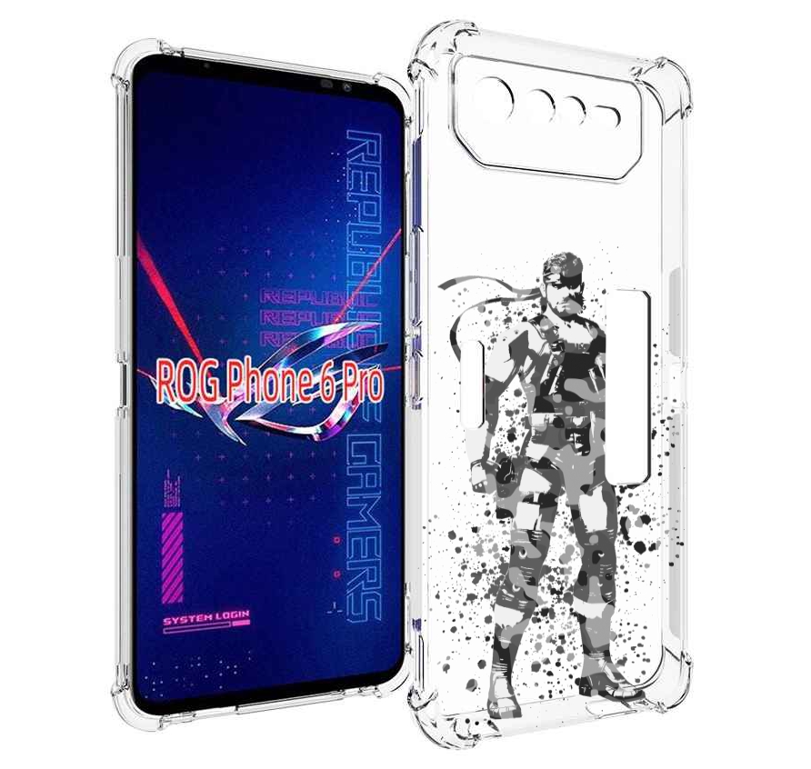 

Чехол MyPads Metal Gear Solid Snakes для Asus ROG Phone 6 Pro, Прозрачный, Tocco