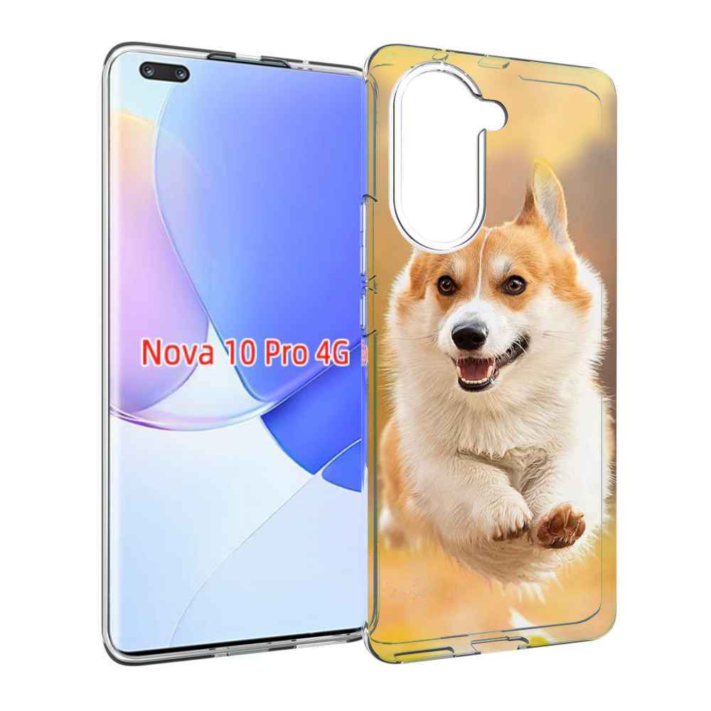 Чехол MyPads когри собака для Huawei Nova 10 Pro противоударный
