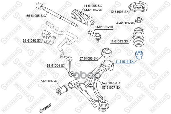 

11-61014-sx_отбойник амортизатора suzuki liana 01>