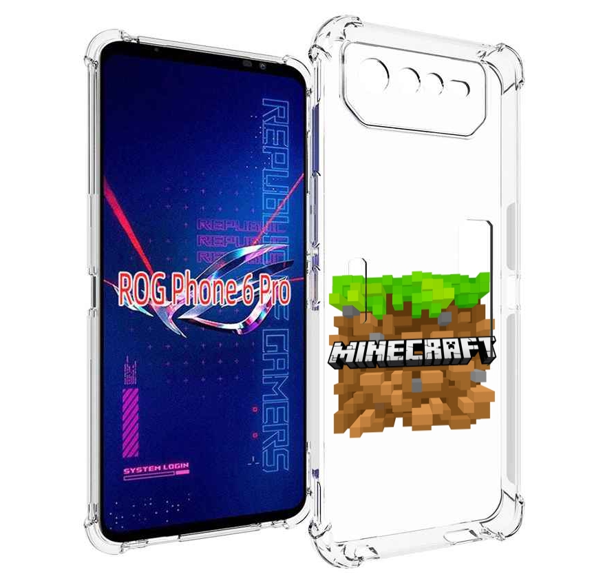 

Чехол MyPads Minecraft-2 для Asus ROG Phone 6 Pro, Прозрачный, Tocco