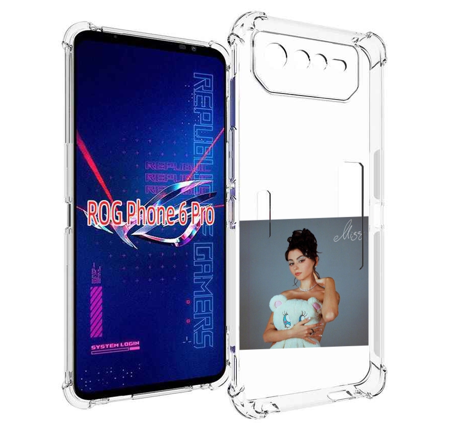 

Чехол MyPads Miss Дора для Asus ROG Phone 6 Pro, Прозрачный, Tocco