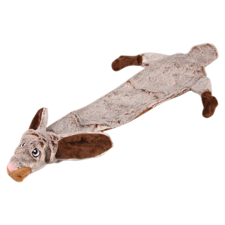 фото Мягкая игрушка для собак petstandart кенгуру-шкурка, коричневый, 60 см, искусственный мех