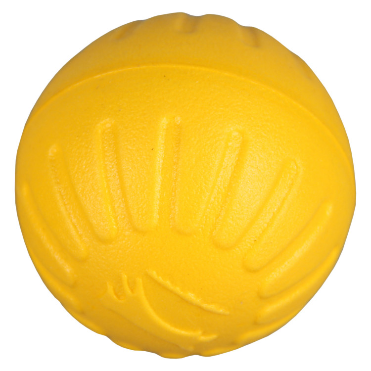 Игрушка для собак PetStandArt Мячик, Материал EVA, желтый, 7 см