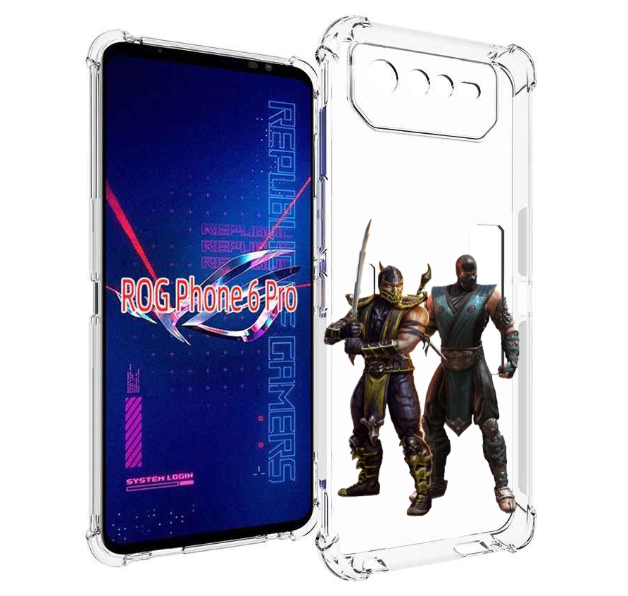 

Чехол MyPads Mortal-Kombat-1 для Asus ROG Phone 6 Pro, Прозрачный, Tocco