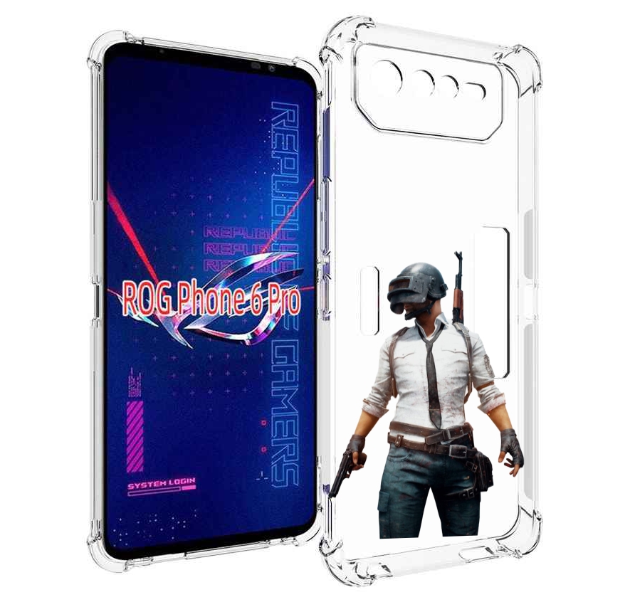 

Чехол MyPads PUBG-2 для Asus ROG Phone 6 Pro, Прозрачный, Tocco