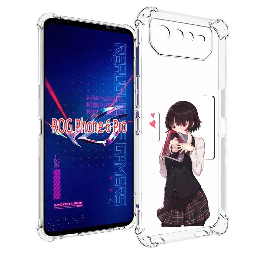 

Чехол MyPads Persona 5 - Makoto Niijima для Asus ROG Phone 6 Pro, Прозрачный, Tocco