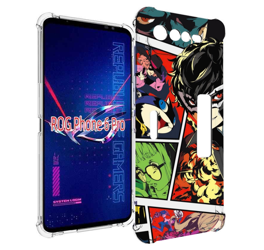 

Чехол MyPads Persona 5 art для Asus ROG Phone 6 Pro, Прозрачный, Tocco