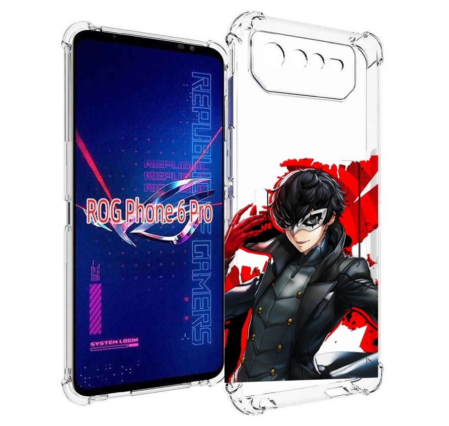 

Чехол MyPads Persona 5 для Asus ROG Phone 6 Pro, Прозрачный, Tocco