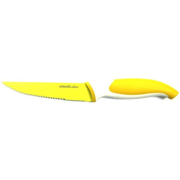 Нож кухонный ATLANTIS 10 см цвет желтый L-5K-Y