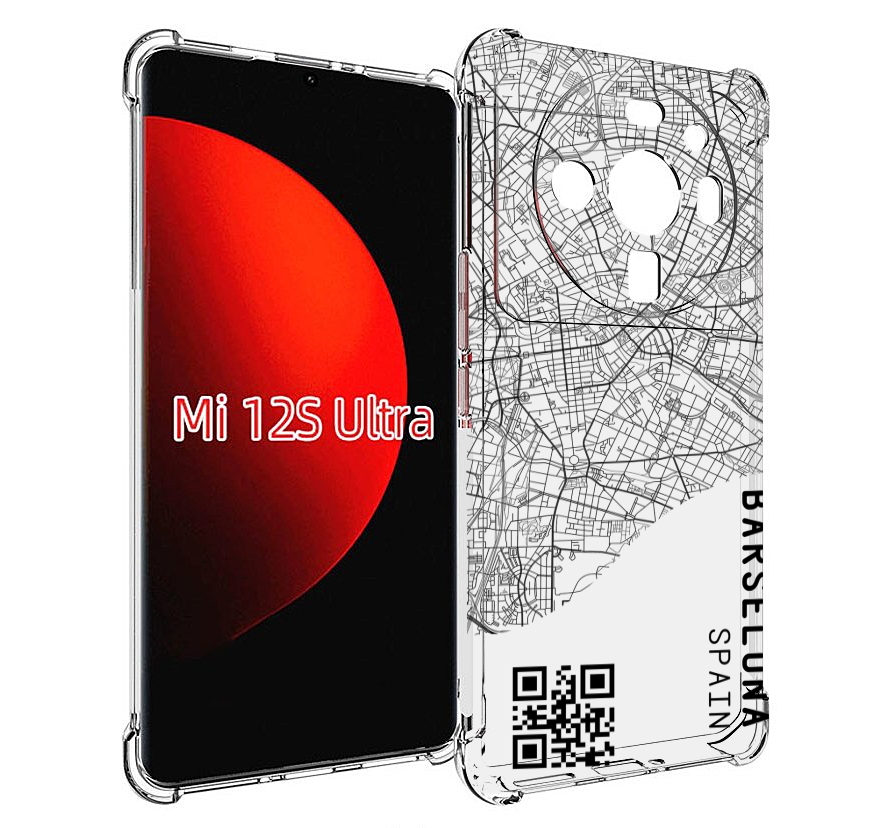 

Чехол MyPads схема-барселона для Xiaomi 12S Ultra, Прозрачный, Tocco