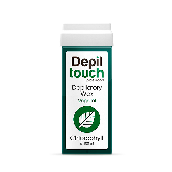 фото Воск хлорофилл depiltouch depilatory wax chlorophyll в картридже, 100 мл