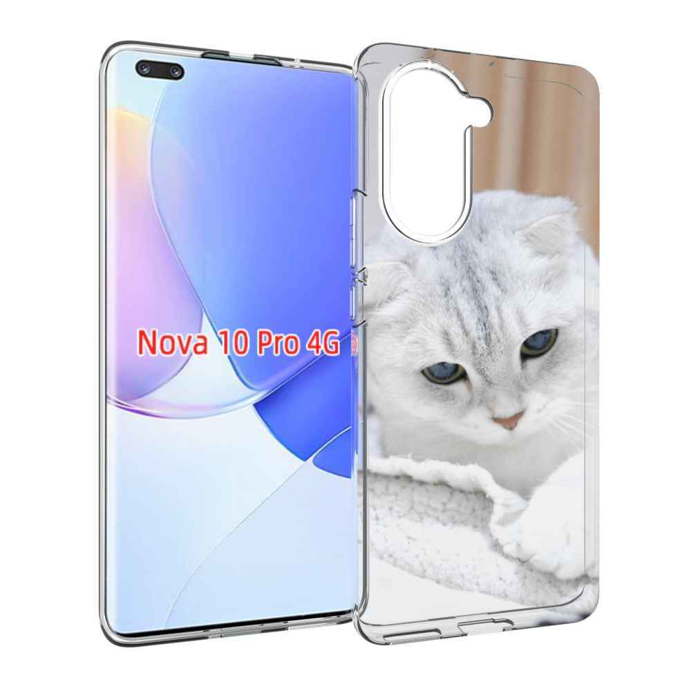Чехол MyPads кошка чаузи для Huawei Nova 10 Pro противоударный