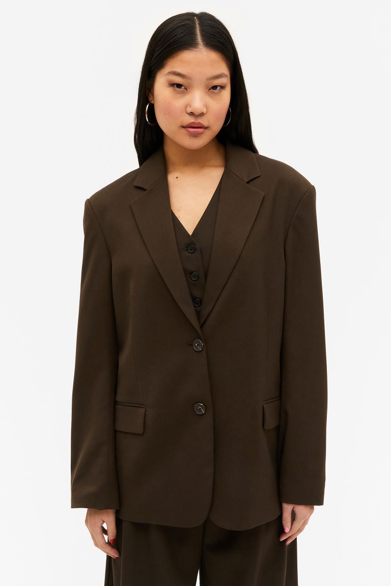 

Пиджак женский Monki 1082071001 коричневый XS (доставка из-за рубежа), 1082071001