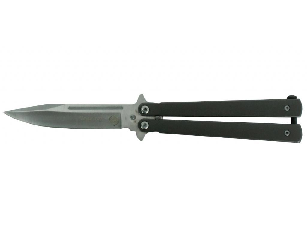 Нож-бабочка Мастер К Кавалер, сталь 420, серый