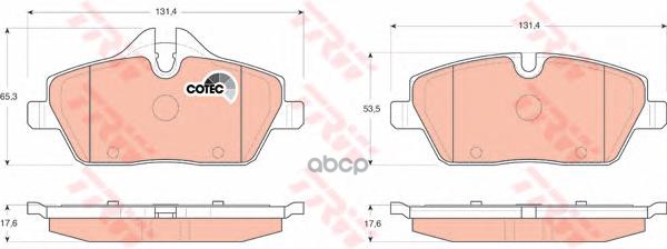 

Колодки Тормозные Bmw 1-Series (E87) Передние (4Шт.) Trw Gdb1611