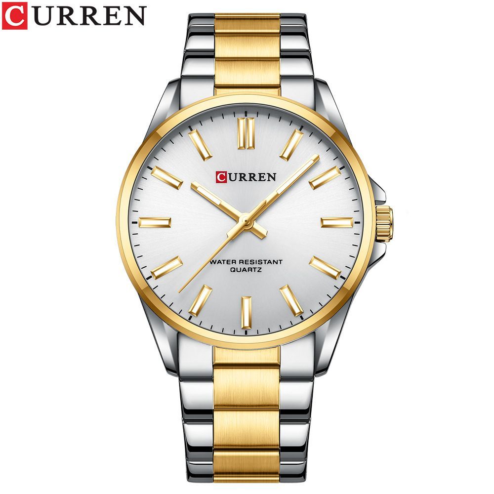 Наручные часы унисекс CURREN 8052 серебристые/золотистые