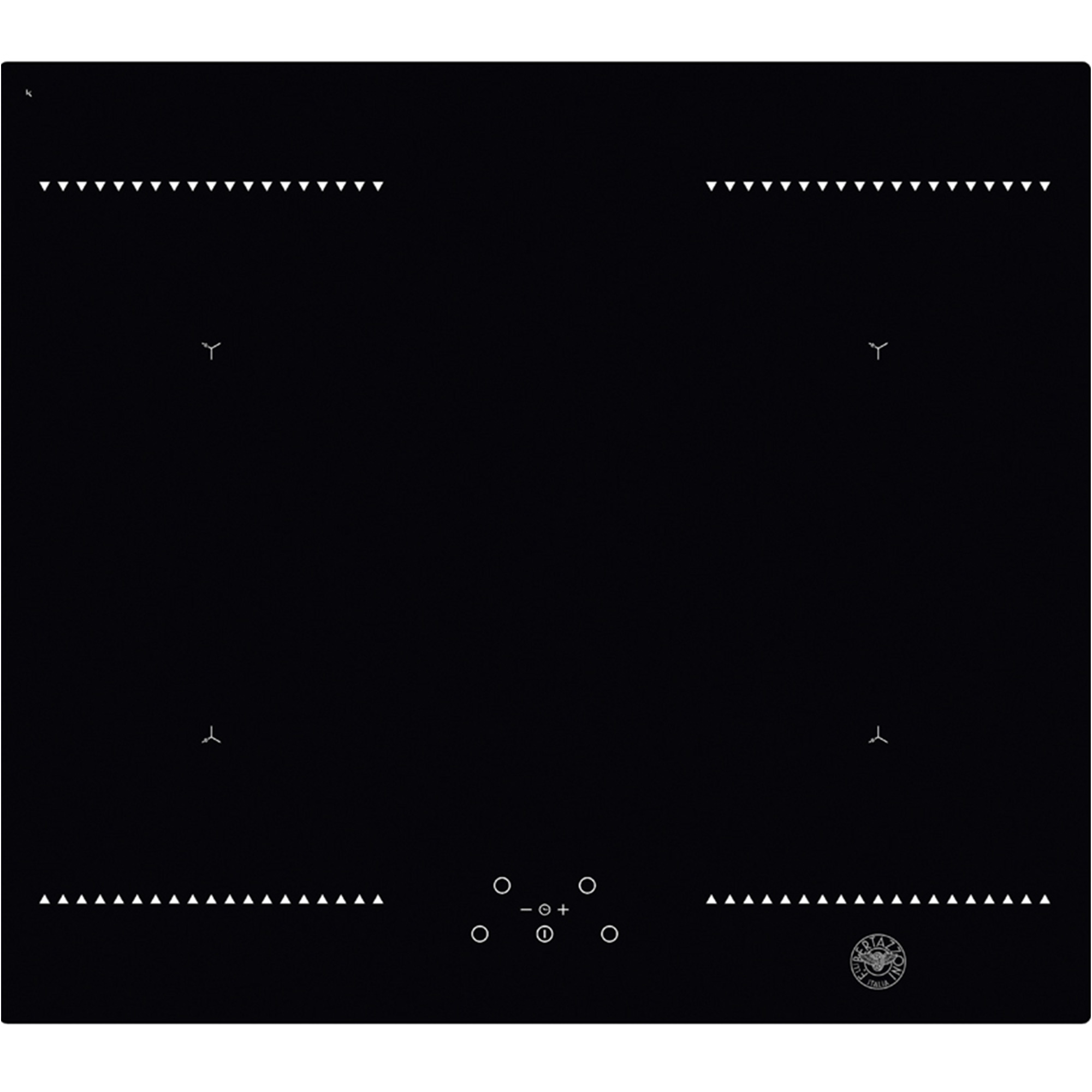 

Встраиваемая варочная панель индукционная Bertazzoni P604IC2B2NEE черная, P604IC2B2NEE