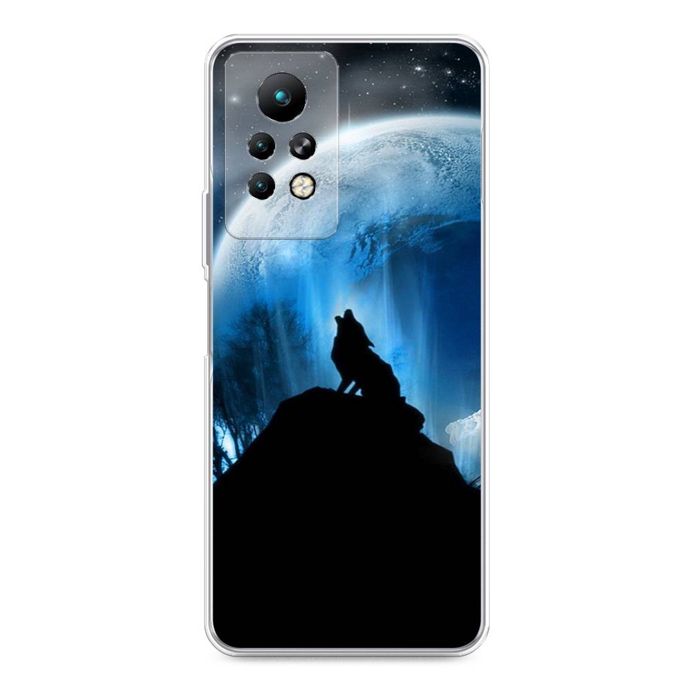 

Чехол для Infinix Note 11 Pro "Волк 2", Синий;черный;белый, 3100550-1