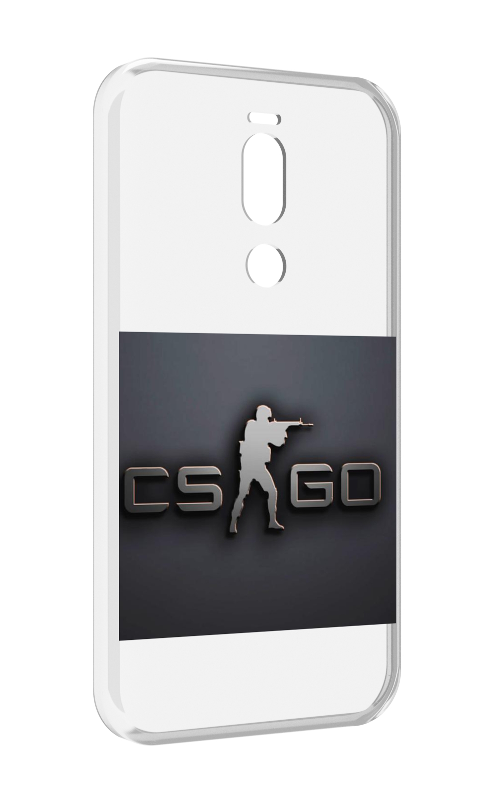 

Чехол Mypads Cs Go Логотип Мужской Для Meizu X8, Прозрачный, Tocco