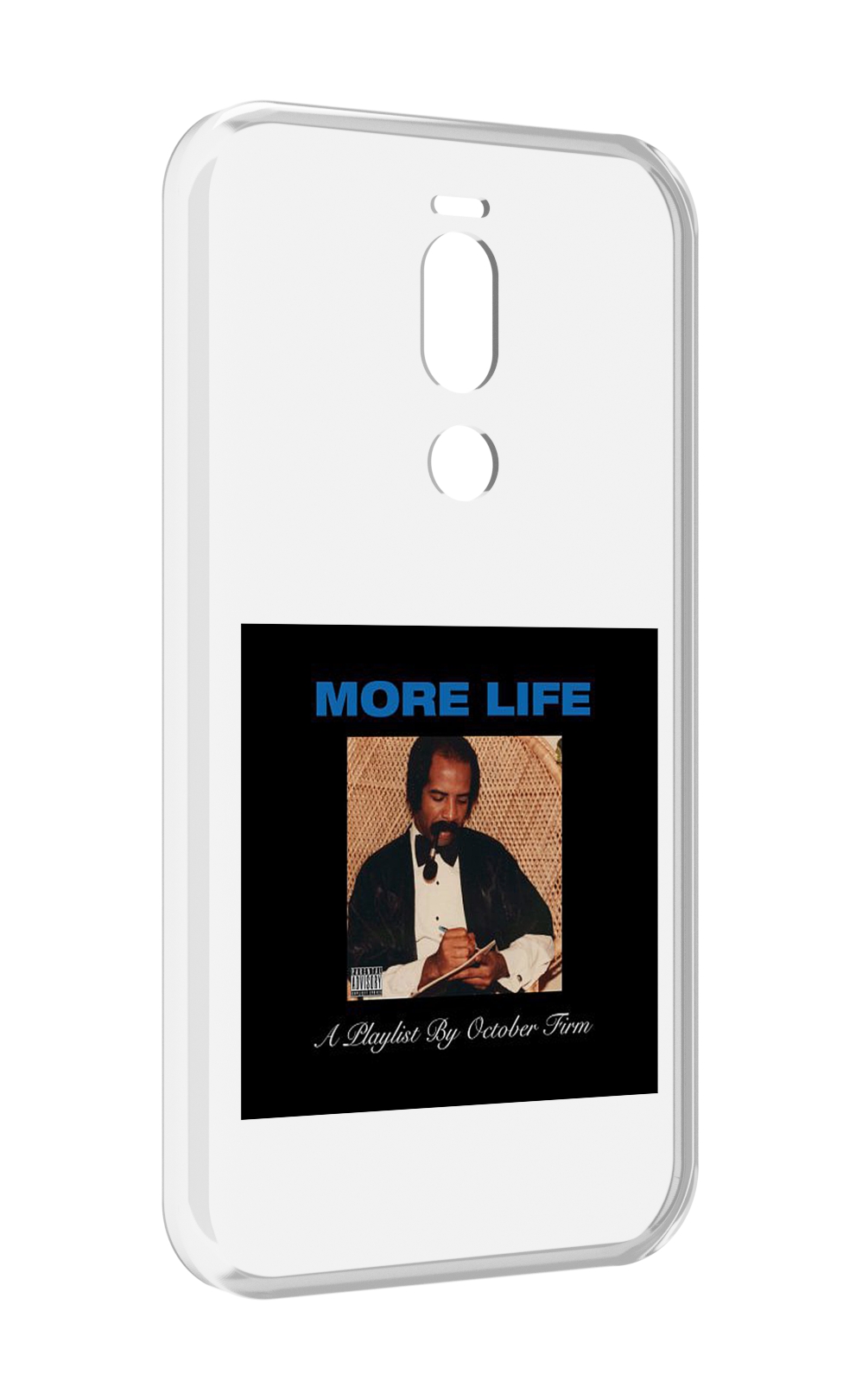 

Чехол Mypads Drake - More Life Для Meizu X8, Прозрачный, Tocco