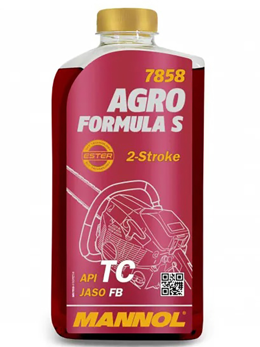 

MANNOL 7858 Масло моторное 2-х такт 2-Takt Agro Formula S 100 мл синт.