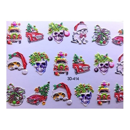 

Набор, Anna Tkacheva, 3D-слайдер №414 «Зима. Новый год», 3 шт., Разноцветный