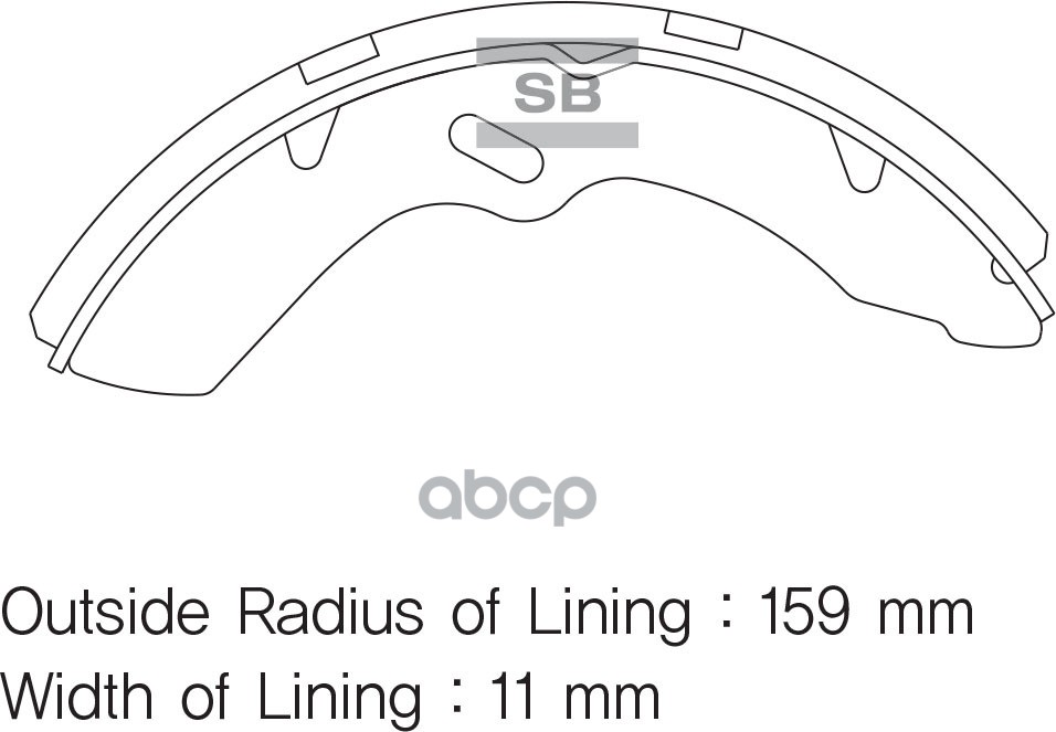 

Колодки Барабанные (1шт) Hyundai Hd35/Hd45/Hd65/Hd72/Hd78 Sangsin Brake Sa151 Hyundai Hd35
