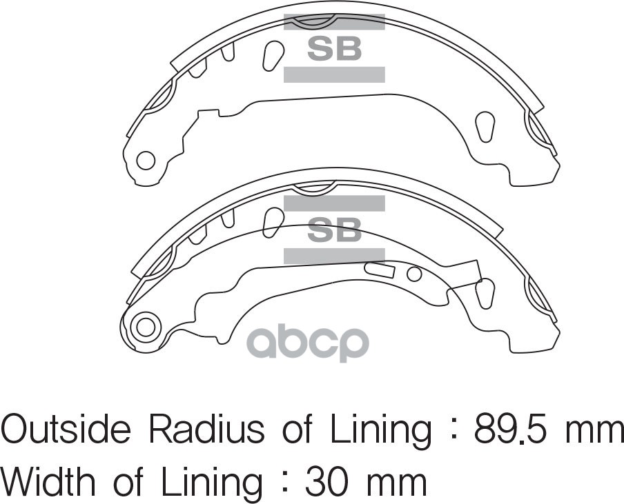 

Колодки Тормозные Барабанные Sangsin Brake Sa157 Peugeot 206 Sangsin brake арт. SA157