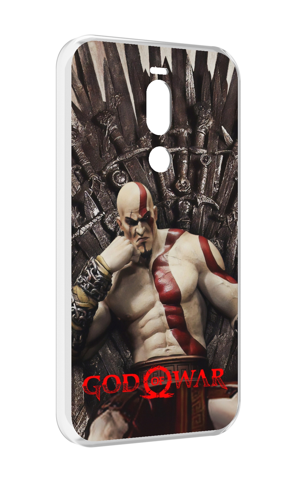 

Чехол Mypads God Of War Кратос Для Meizu X8, Прозрачный, Tocco