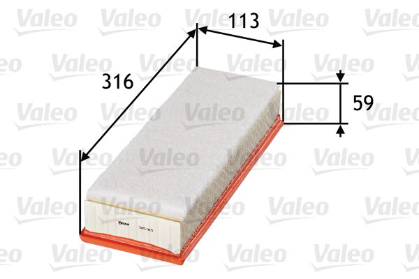 

Фильтр воздушный Valeo 585015, Фильтр воздушный Valeo 585015 Valeo 585015