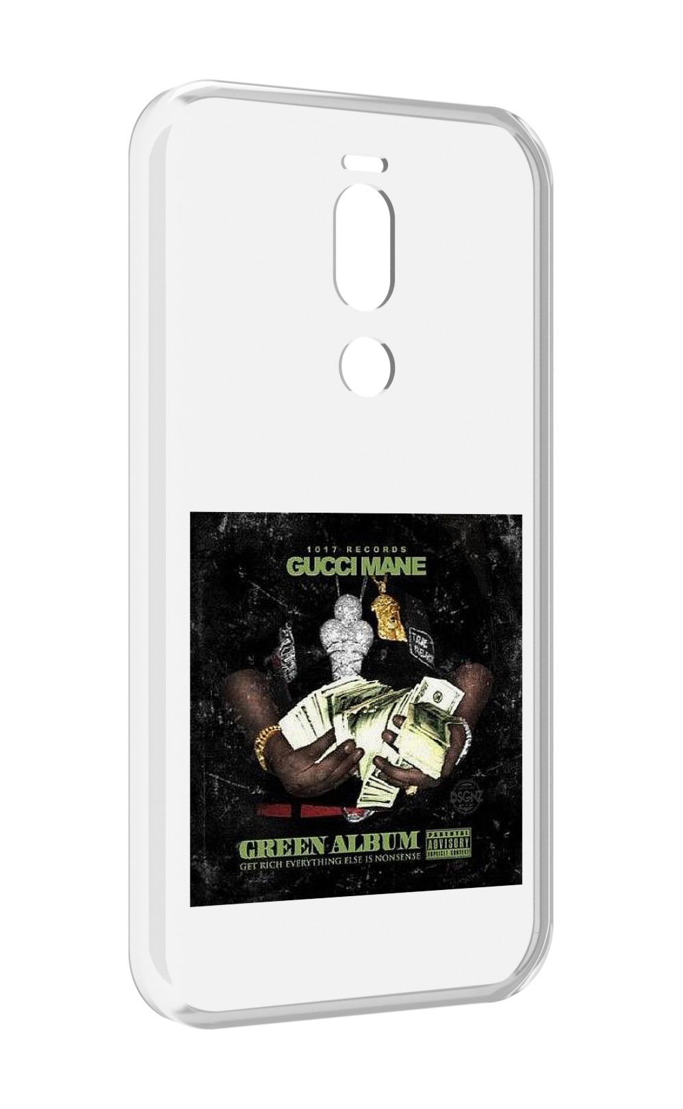 

Чехол Mypads Gucci Mane & Migos - The Green Album Для Meizu X8, Прозрачный, Tocco