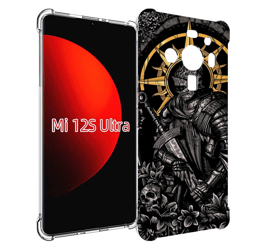 

Чехол MyPads темный железный рыцарь для Xiaomi 12S Ultra, Прозрачный, Tocco