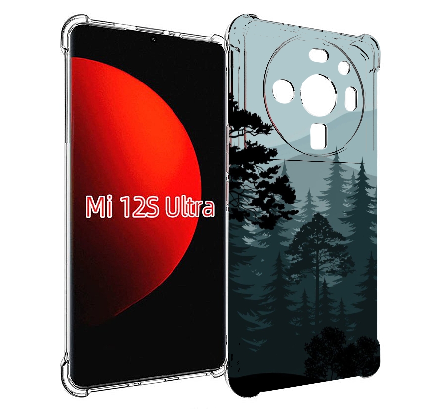

Чехол MyPads темный лесочек для Xiaomi 12S Ultra, Прозрачный, Tocco