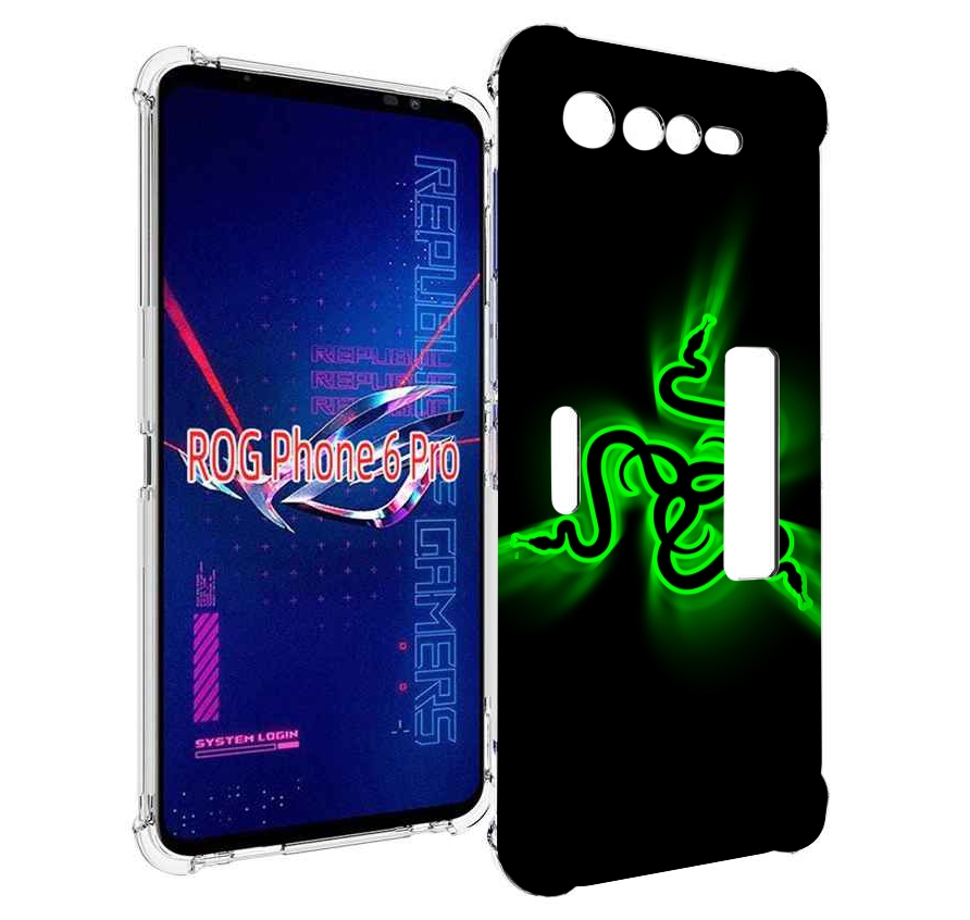 Чехол MyPads Razer для Asus ROG Phone 6 Pro