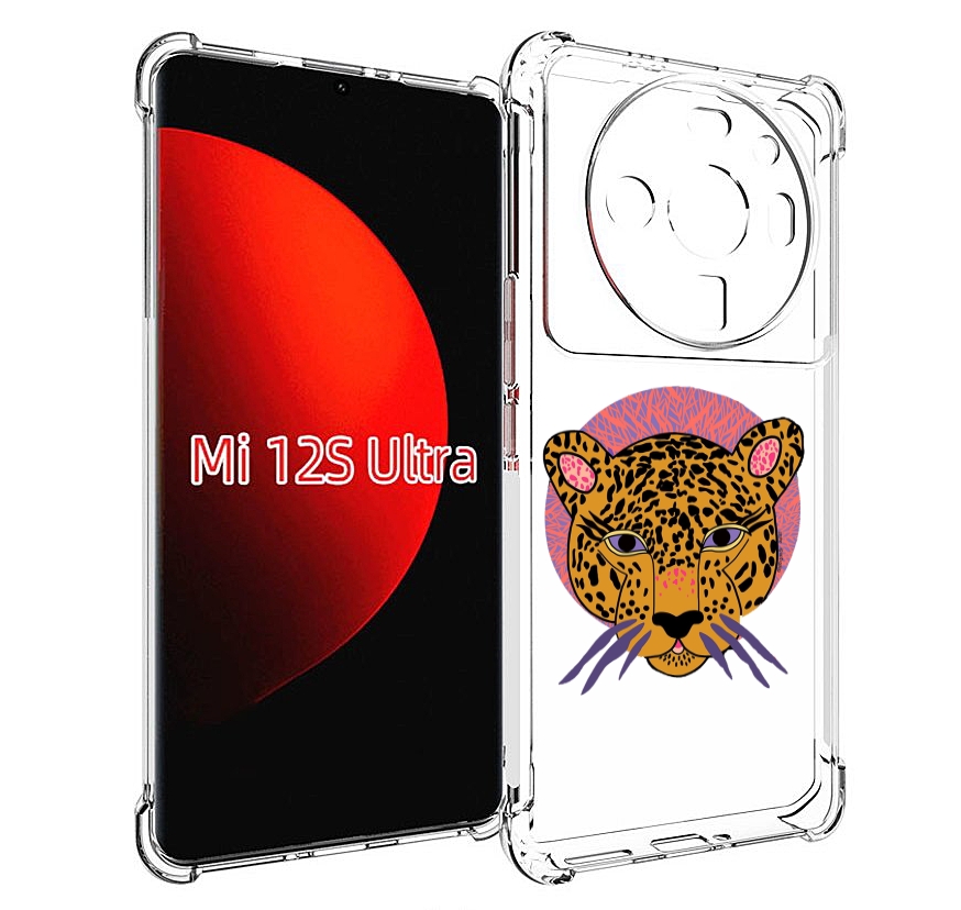 

Чехол MyPads тигр-в-кругу для Xiaomi 12S Ultra, Прозрачный, Tocco