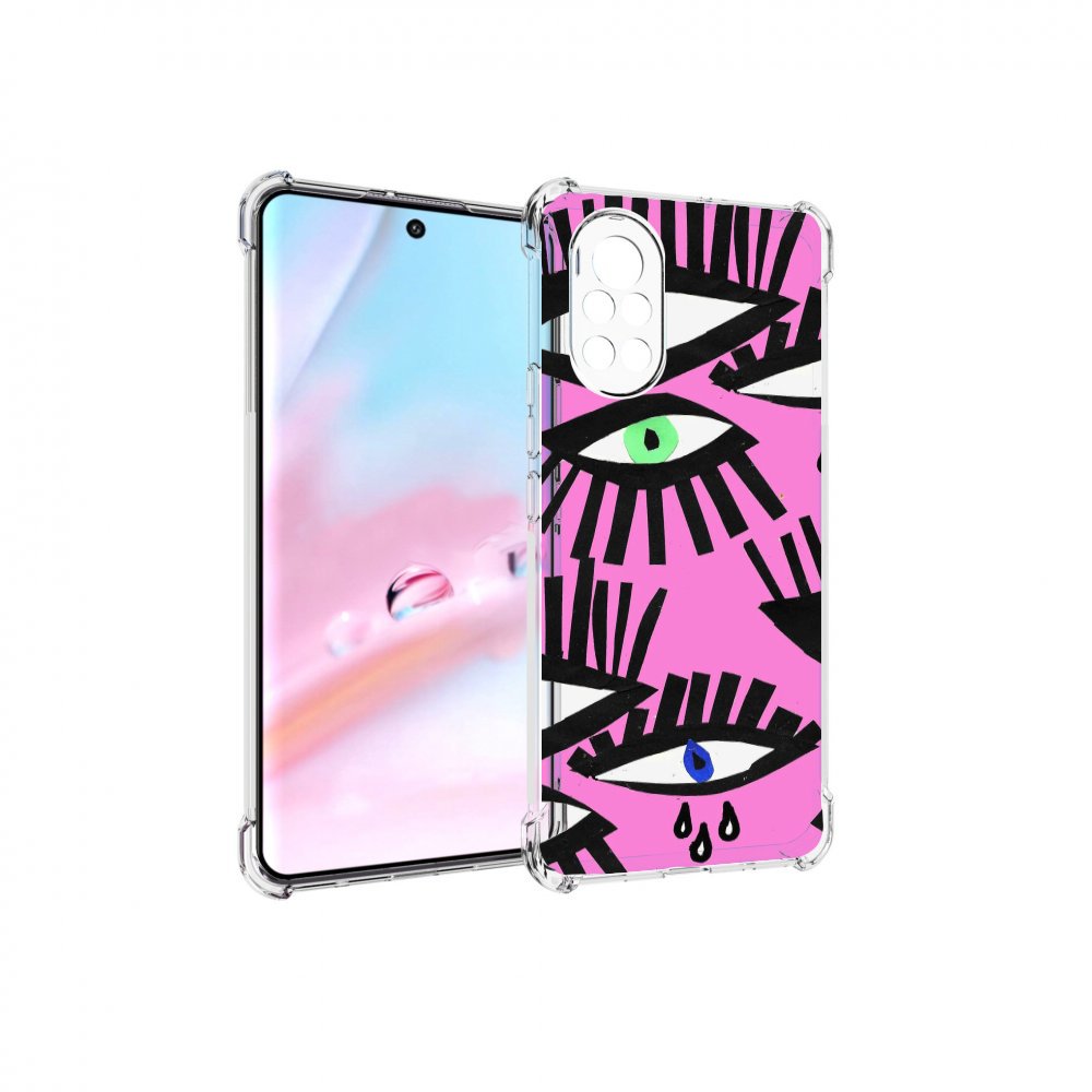 

Чехол MyPads глазки абстракция для Huawei Nova 8 (ANG-LX1), Прозрачный, Tocco