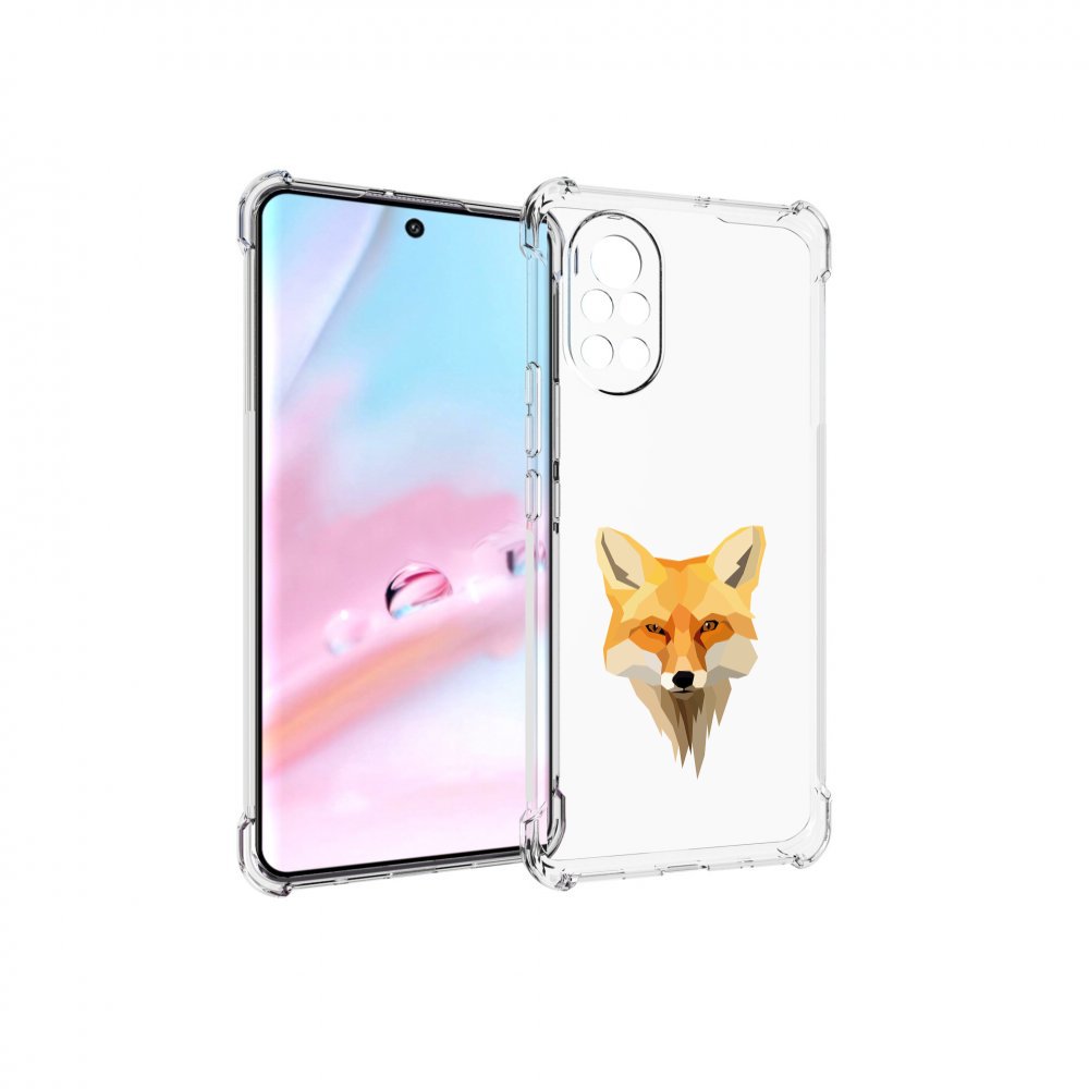 

Чехол MyPads голова-лисы для Huawei Nova 8 (ANG-LX1), Прозрачный, Tocco