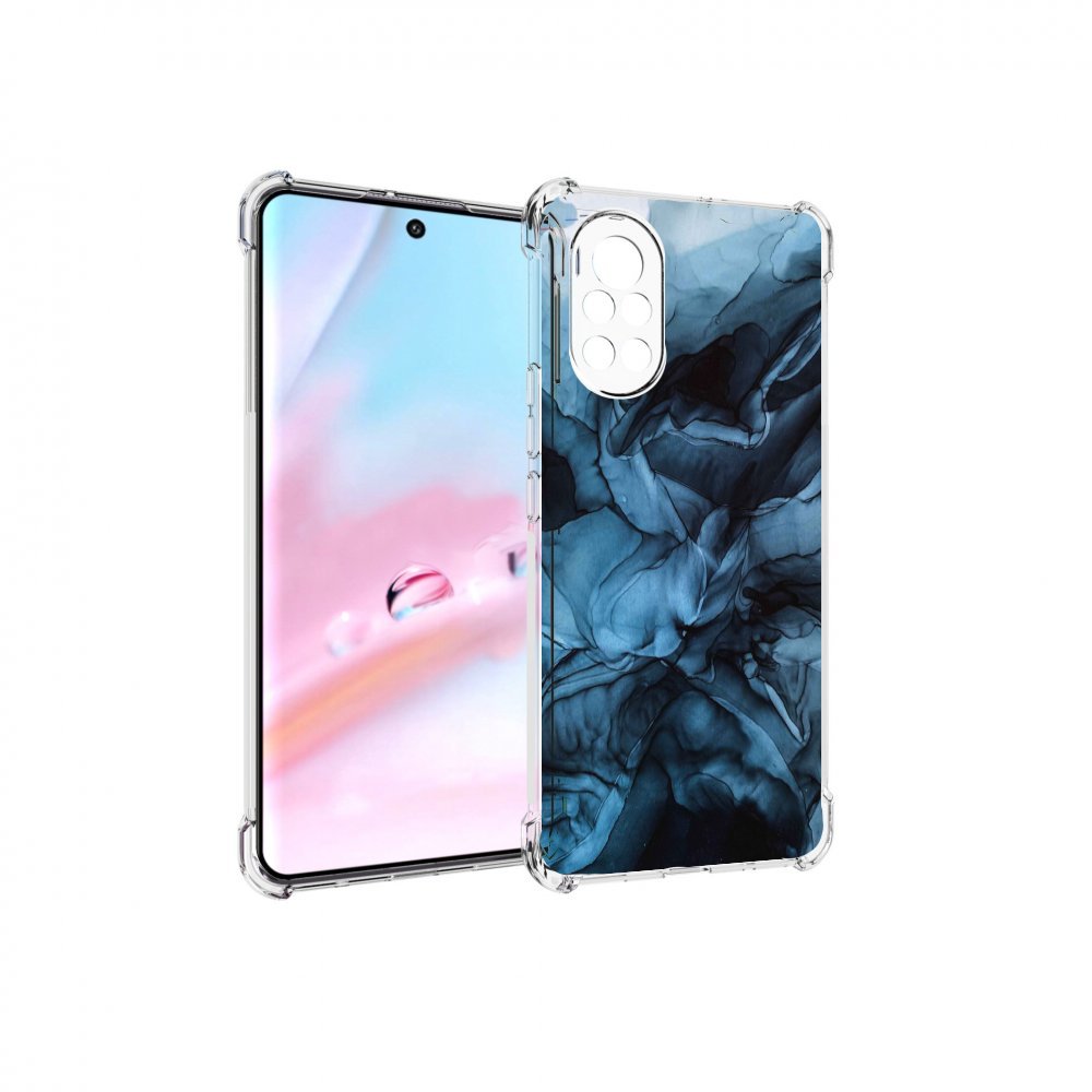 

Чехол MyPads голубой дымок для Huawei Nova 8 (ANG-LX1), Прозрачный, Tocco