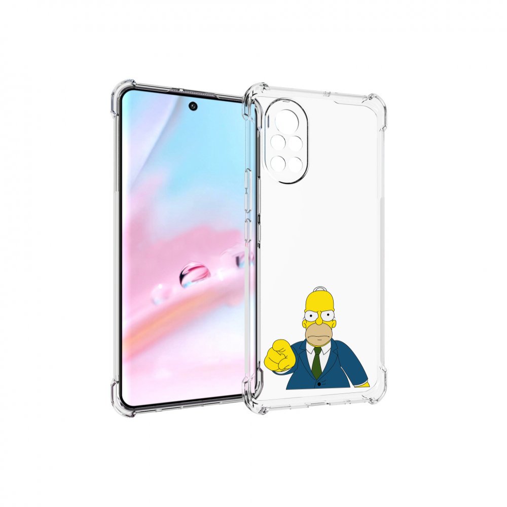 

Чехол MyPads гомер-злой для Huawei Nova 8 (ANG-LX1), Прозрачный, Tocco