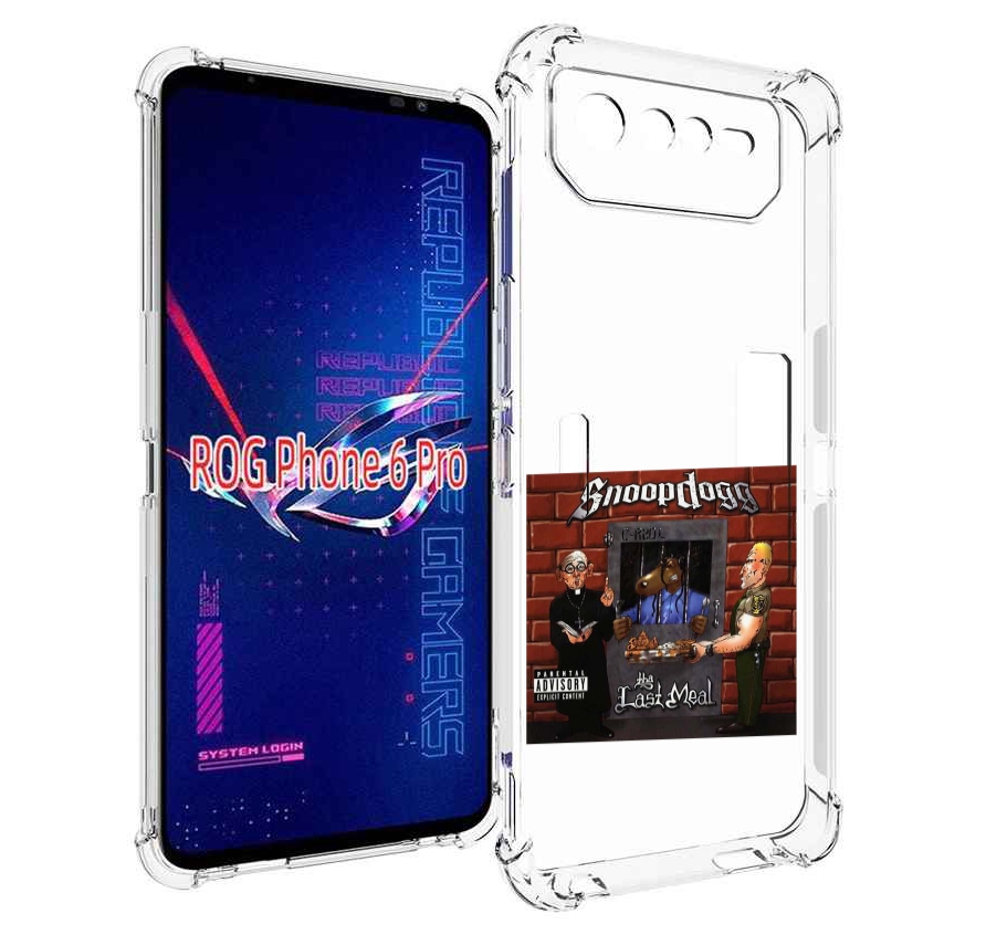 

Чехол MyPads Snoop Dogg THA LAST MEAL для Asus ROG Phone 6 Pro, Прозрачный, Tocco