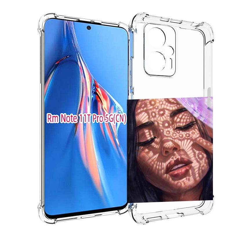 

Чехол MyPads девушка-под-кружевами женский для Xiaomi Redmi Note 11T Pro / 11T Pro Plus..., Прозрачный, Tocco