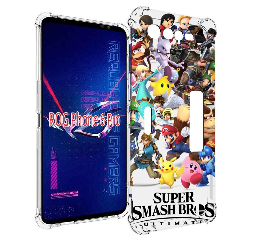 

Чехол MyPads Super Smash Bros для Asus ROG Phone 6 Pro, Прозрачный, Tocco