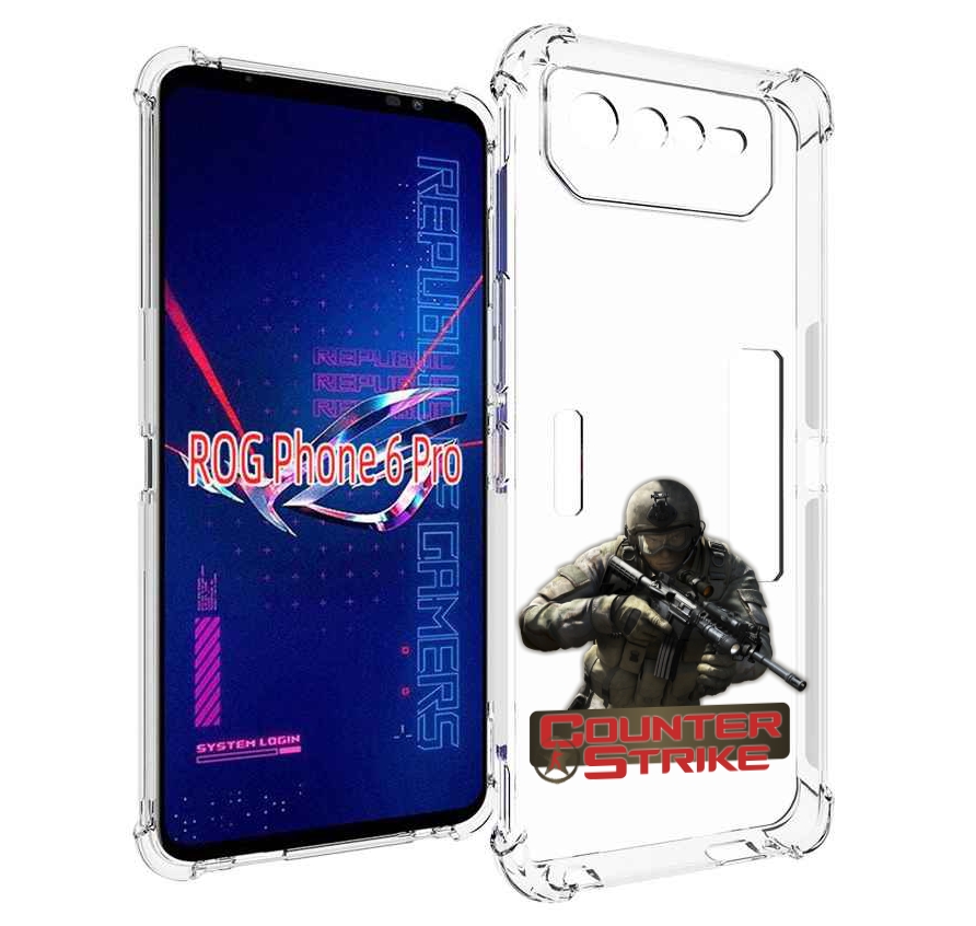 

Чехол MyPads Контра для Asus ROG Phone 6 Pro, Прозрачный, Tocco