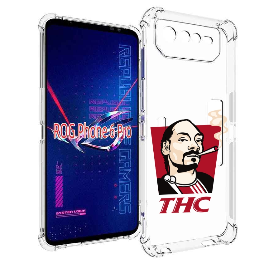 

Чехол MyPads THC для Asus ROG Phone 6 Pro, Прозрачный, Tocco