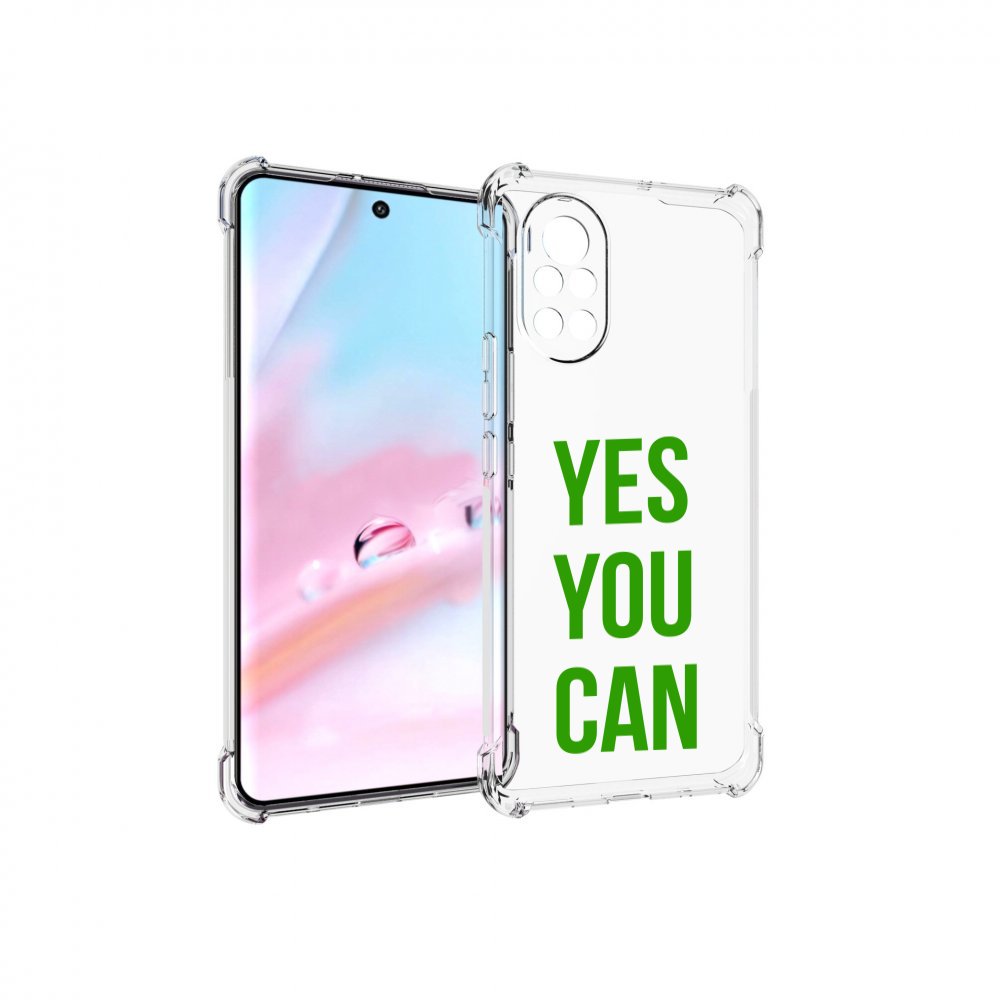 

Чехол MyPads да-ты-можешь для Huawei Nova 8 (ANG-LX1), Прозрачный, Tocco