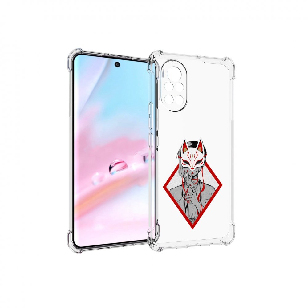 

Чехол MyPads девушка в маске япония для Huawei Nova 8 (ANG-LX1), Прозрачный, Tocco