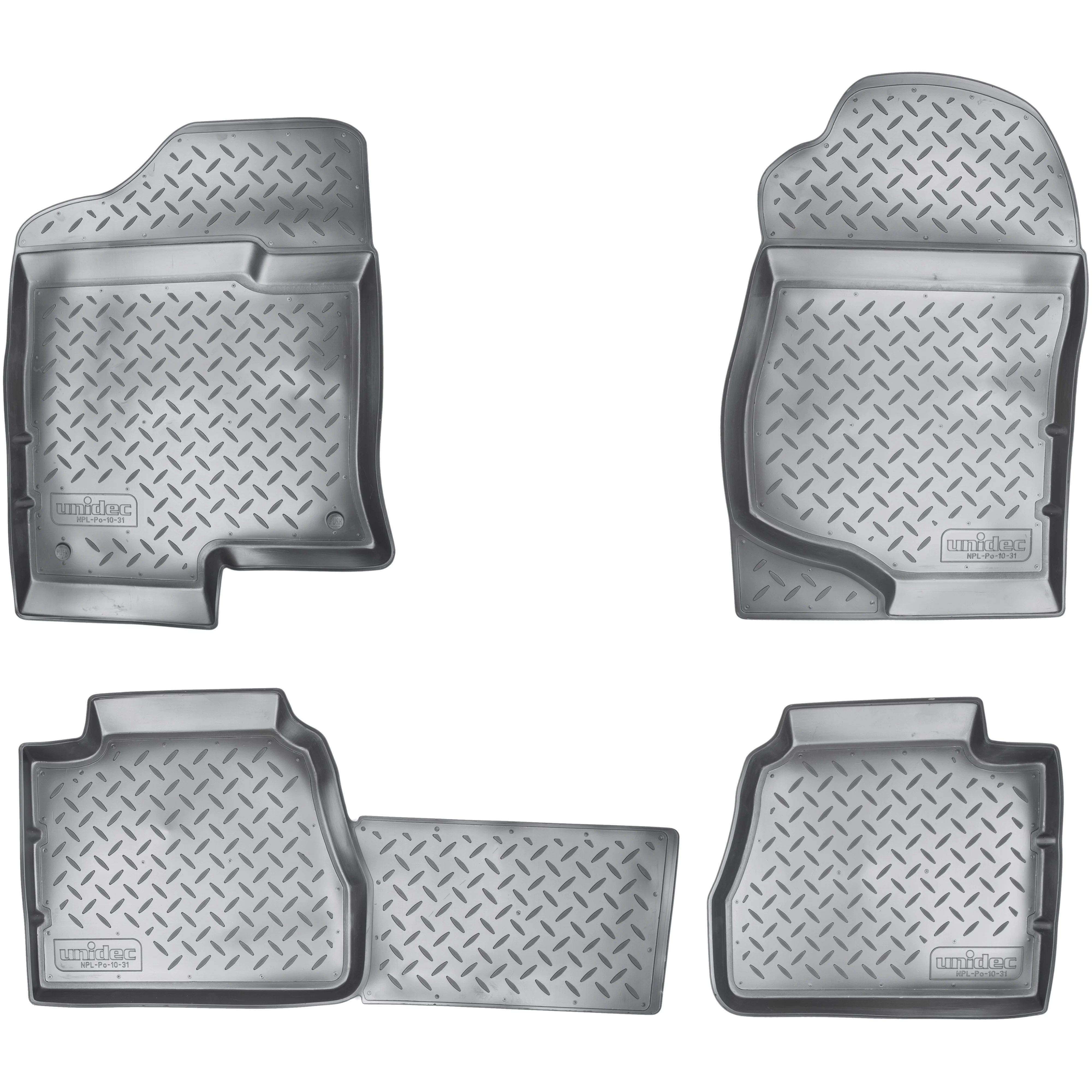 

Коврики Салон. Chevrolet Tahoe (2007) Cadillac Escalade (2006) Черн Полиурет Компл NORPLAS